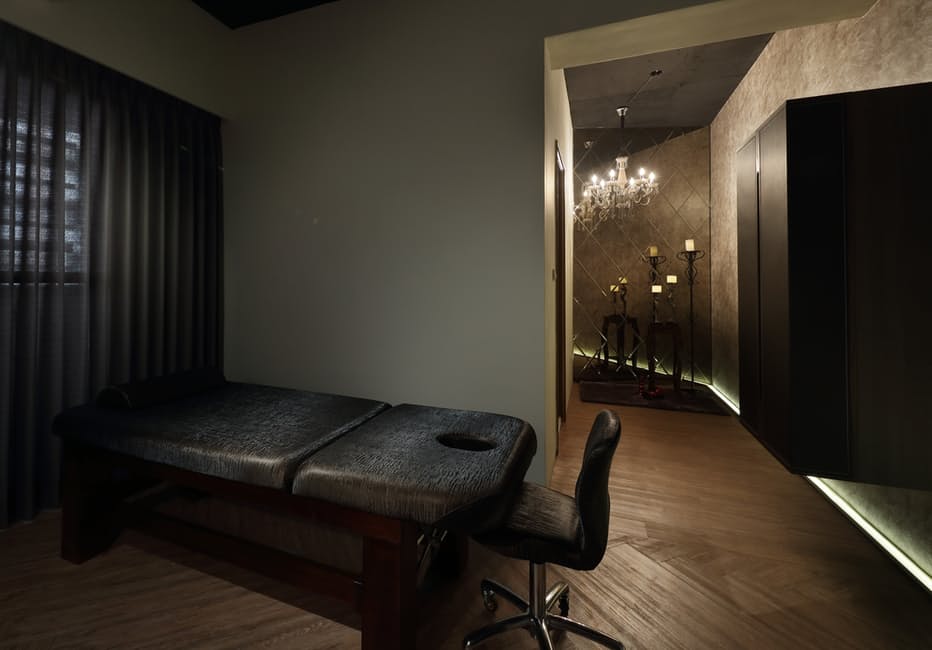 Chiropractor office massage chair