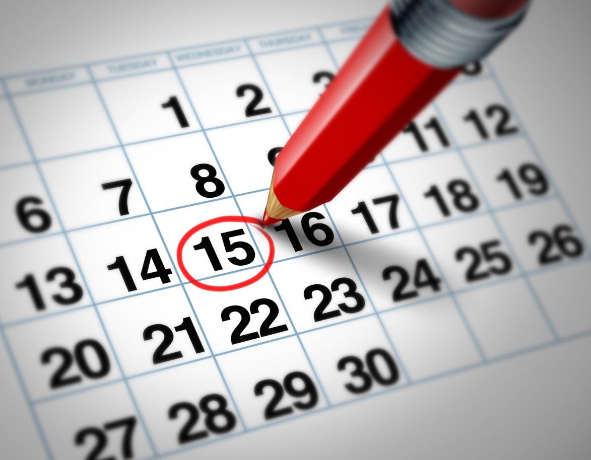 Start Exercising pencil circling date on calendar