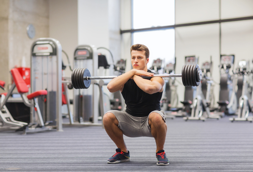 Leg Strength Training professional squat