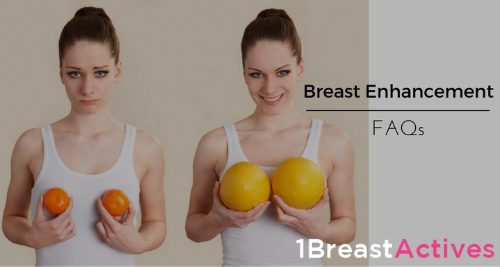Breast Enhancement woman with grapefruits