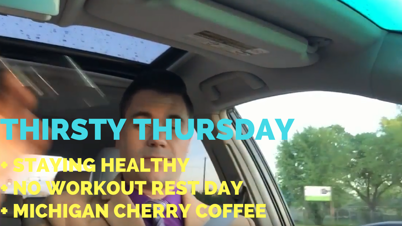 Staying Healthy + Rest Day, No Working Out + Michigan Cherry Coffee