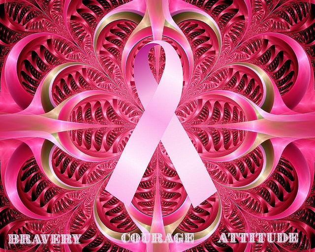 C Word pink cancer ribbon