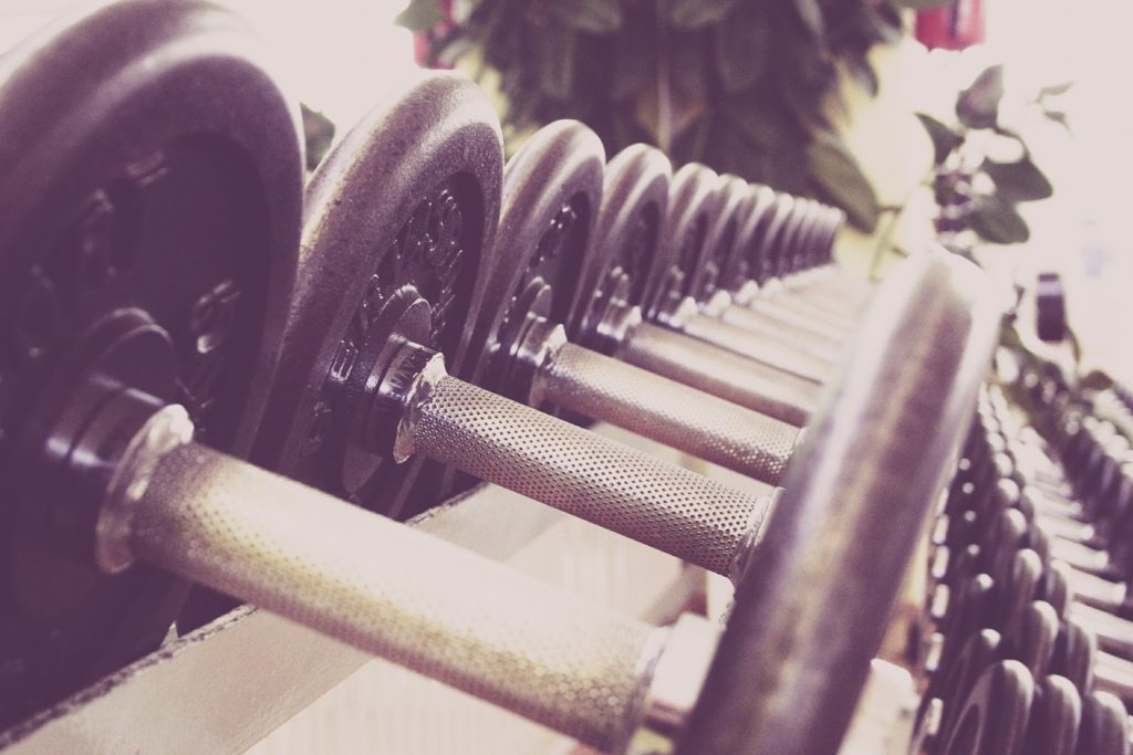 The Fitness Industry: A Results-based Game dumbbells