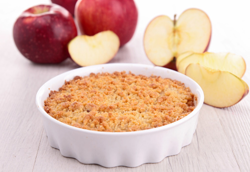 gluten-free apple crumble