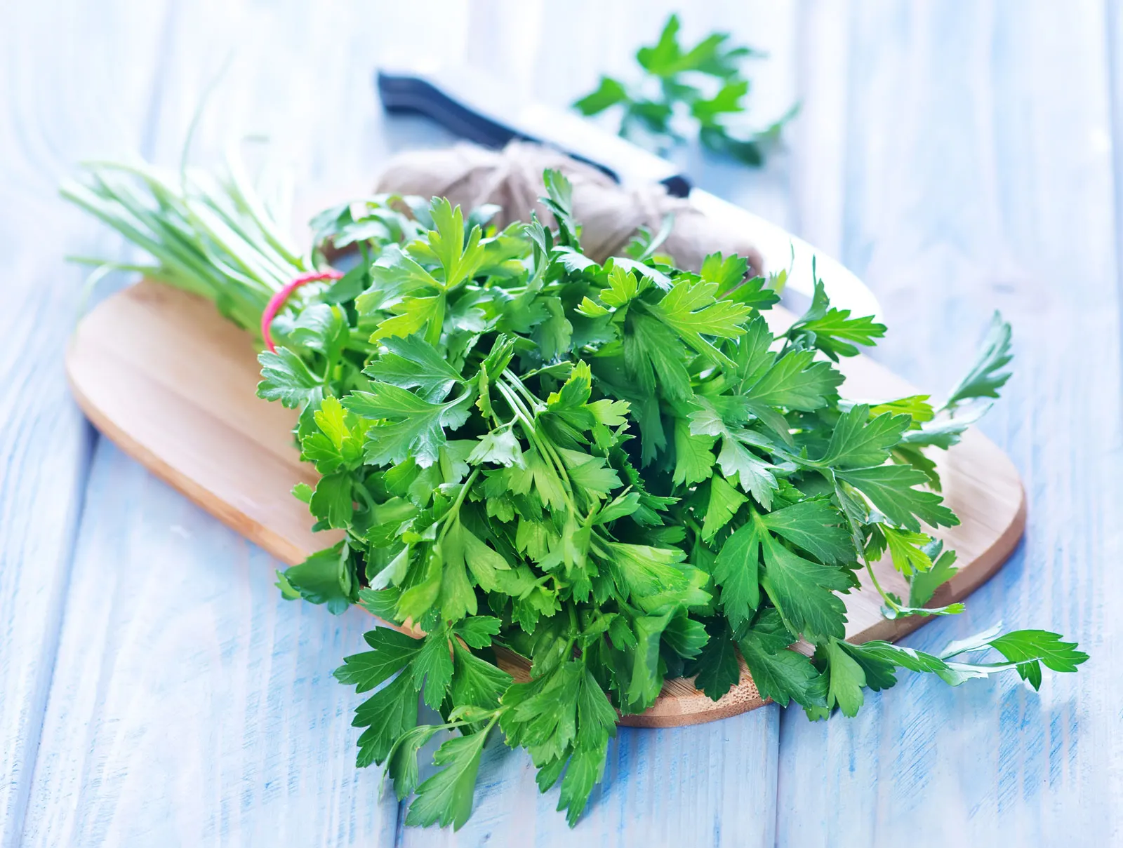 Parsley for inducing periods