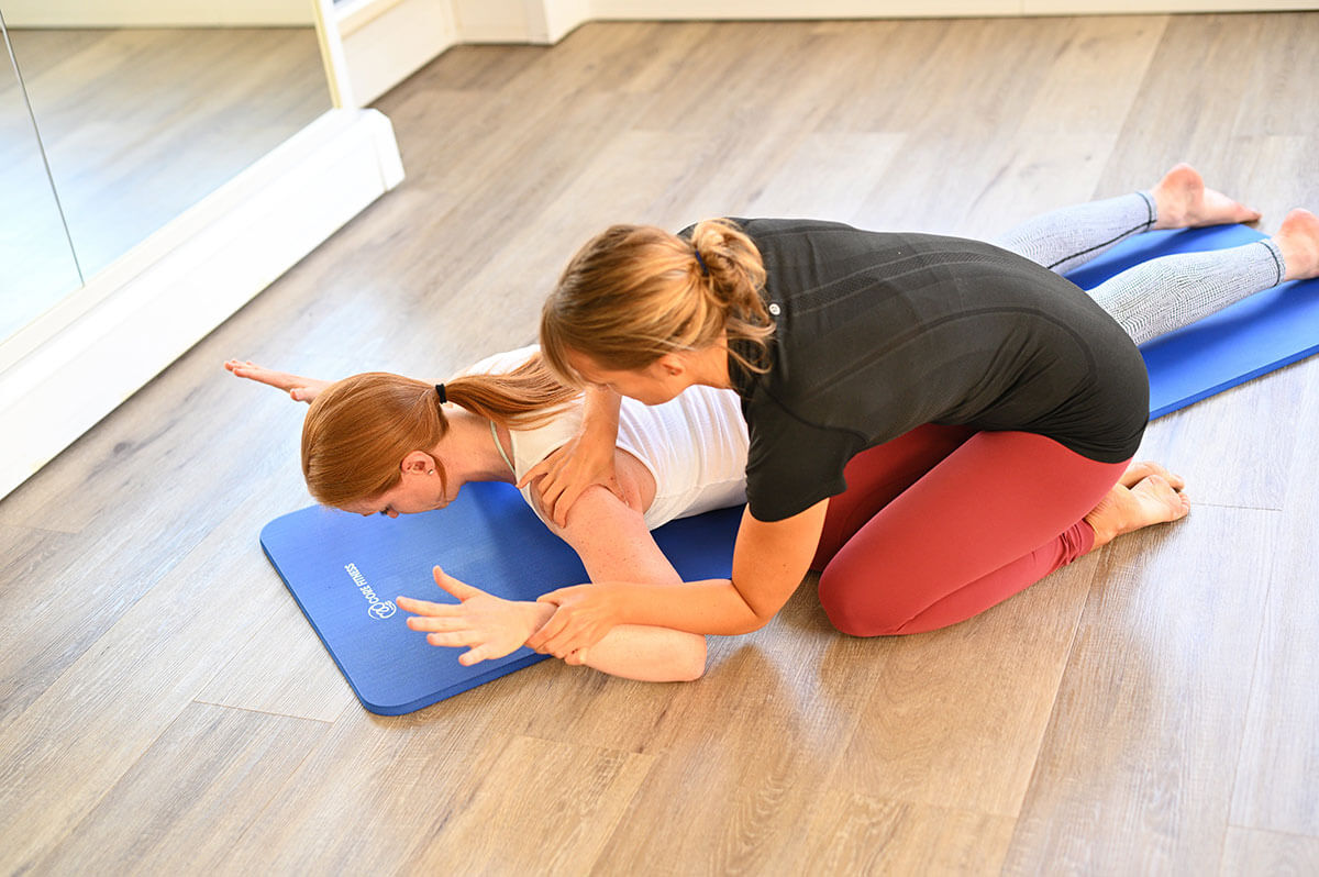 Teres Major and Minor pilates exercise