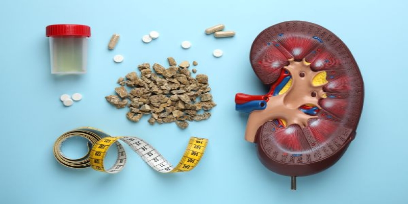 stages of passing a kidney stone through the body