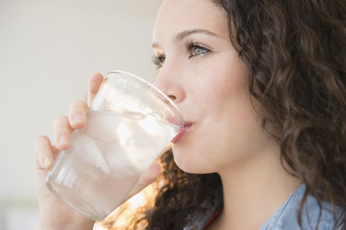 water to ease passage of kidney stones